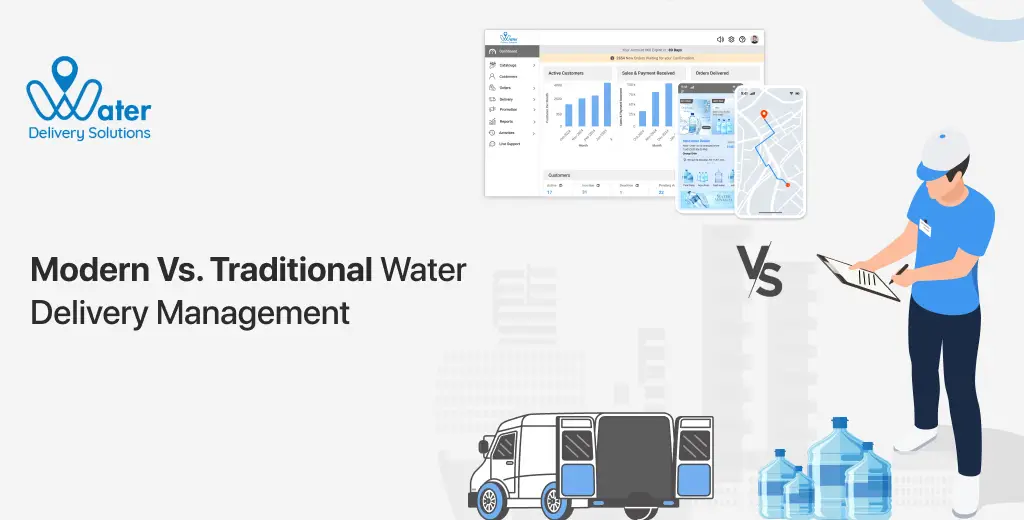 ravi garg, wds, modern water delivery management, traditional water delivery management, water delivery software